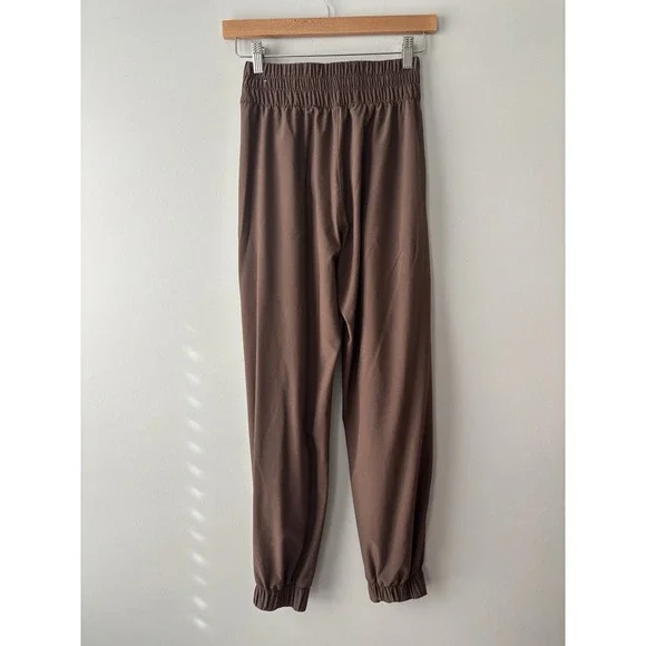 Abercrombie & Fitch Joggers Pants Women's Drawstring Brown Size XS Athleisure‎ - Picture 4 of 6